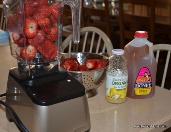 Strawberry Jam-Made Healthier With Honey | via www.foodstoragemoms.com