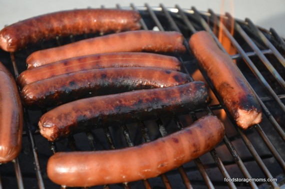 Cooked Hot Dogs On A Volcano Stove