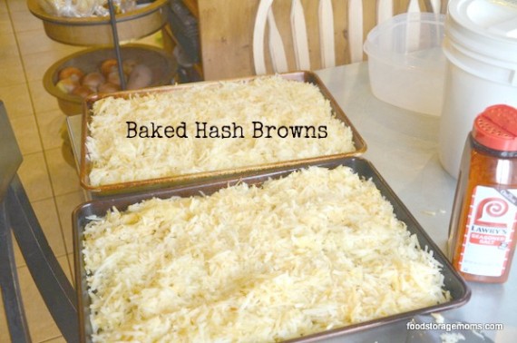 Baked hash browns
