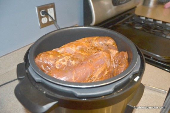 Easy Pressure Cooker Pork Loin Dinner
