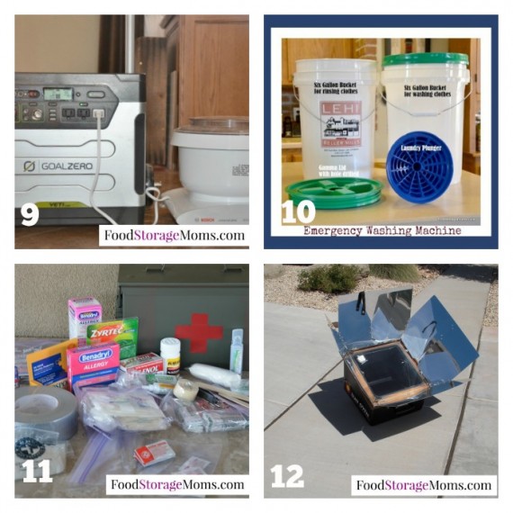 12 Top Emergency Preparedness Items | via www.foodstoragemoms.com