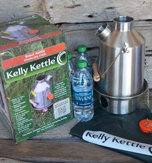 Kelly Kettle Camp Stove Stainless Steel - Boils Water Within Minutes, Uses  Natural Fuel, and Enables You to Rehydrate Food or Cook a Meal (Medium
