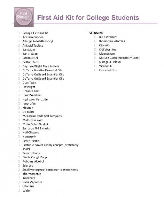 what-should-i-put-in-my-college-first-aid-kit-for-survival