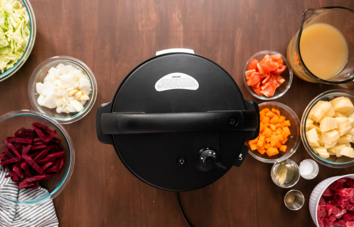 how long to cook cabbage and potatoes in pressure cooker