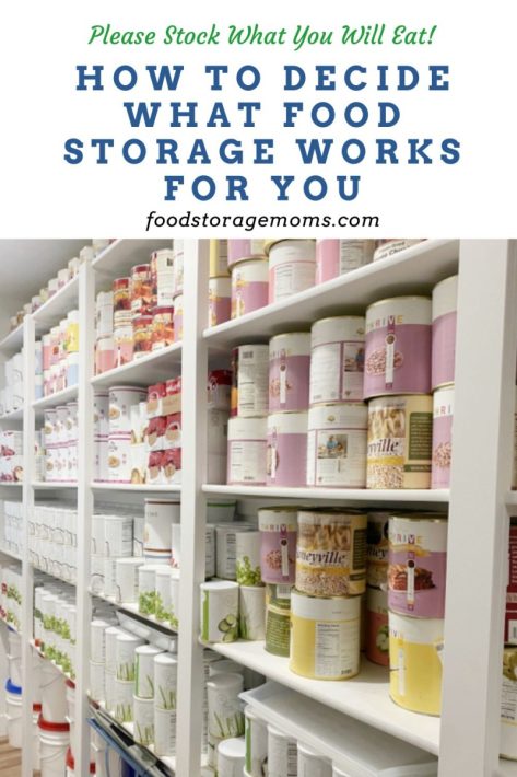 How To Decide What Food Storage Works For You