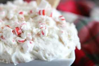 Peppermint French Vanilla Cake Mix Dip - Food Storage Moms
