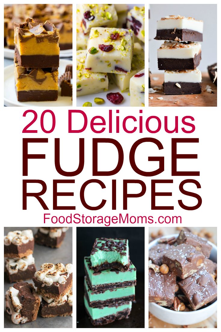 20 Delicious Fudge Recipes - Food Storage Moms