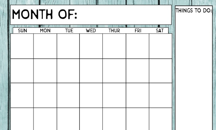 How to Stay Organized + Free Calendar