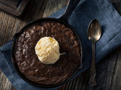 Wedge pan brownies….sooo good! : r/CastIronCooking