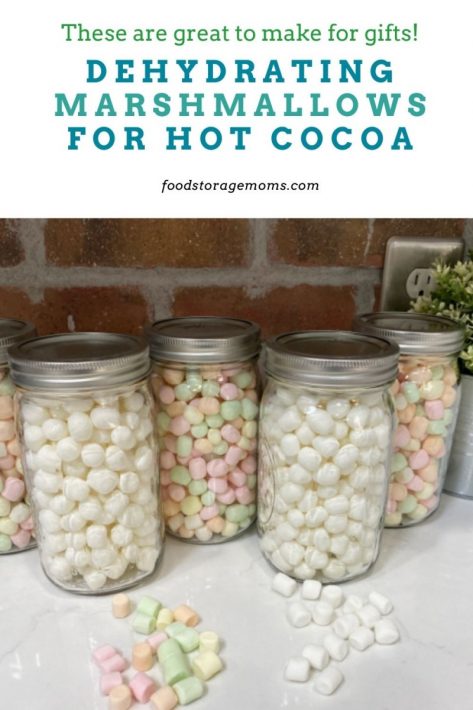Dehydrating Marshmallows For Hot Cocoa - Food Storage Moms