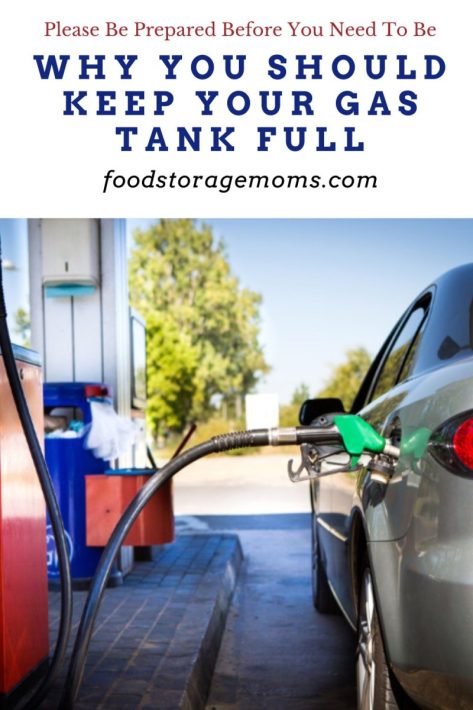 Why You Should Keep Your Gas Tank Full