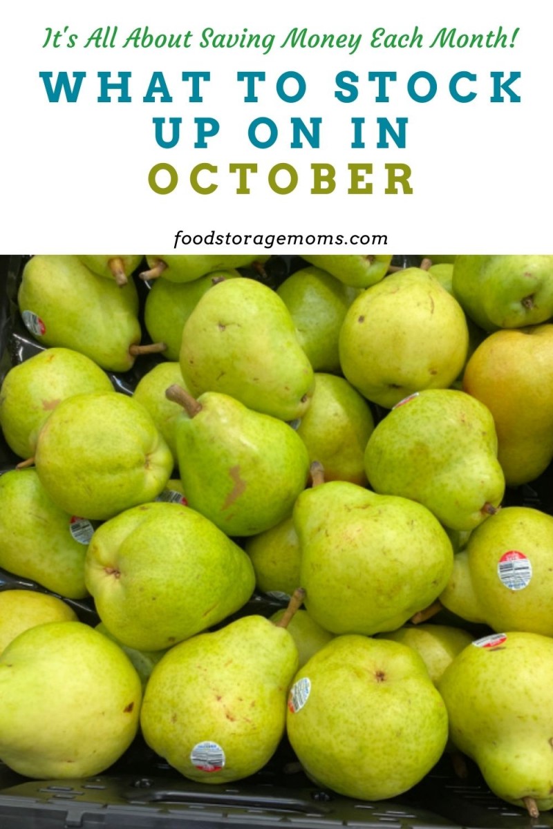 What To Stock Up On In October