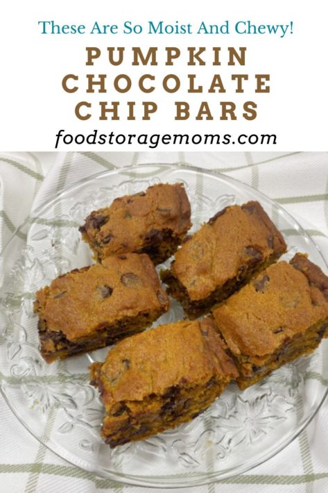 Pumpkin Chocolate Chip Bars 