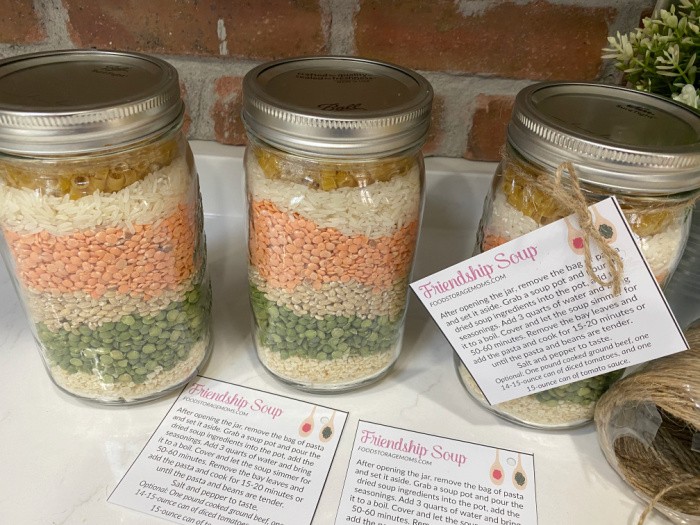 Friendship Soup Mix In A Jar - Food Storage Moms