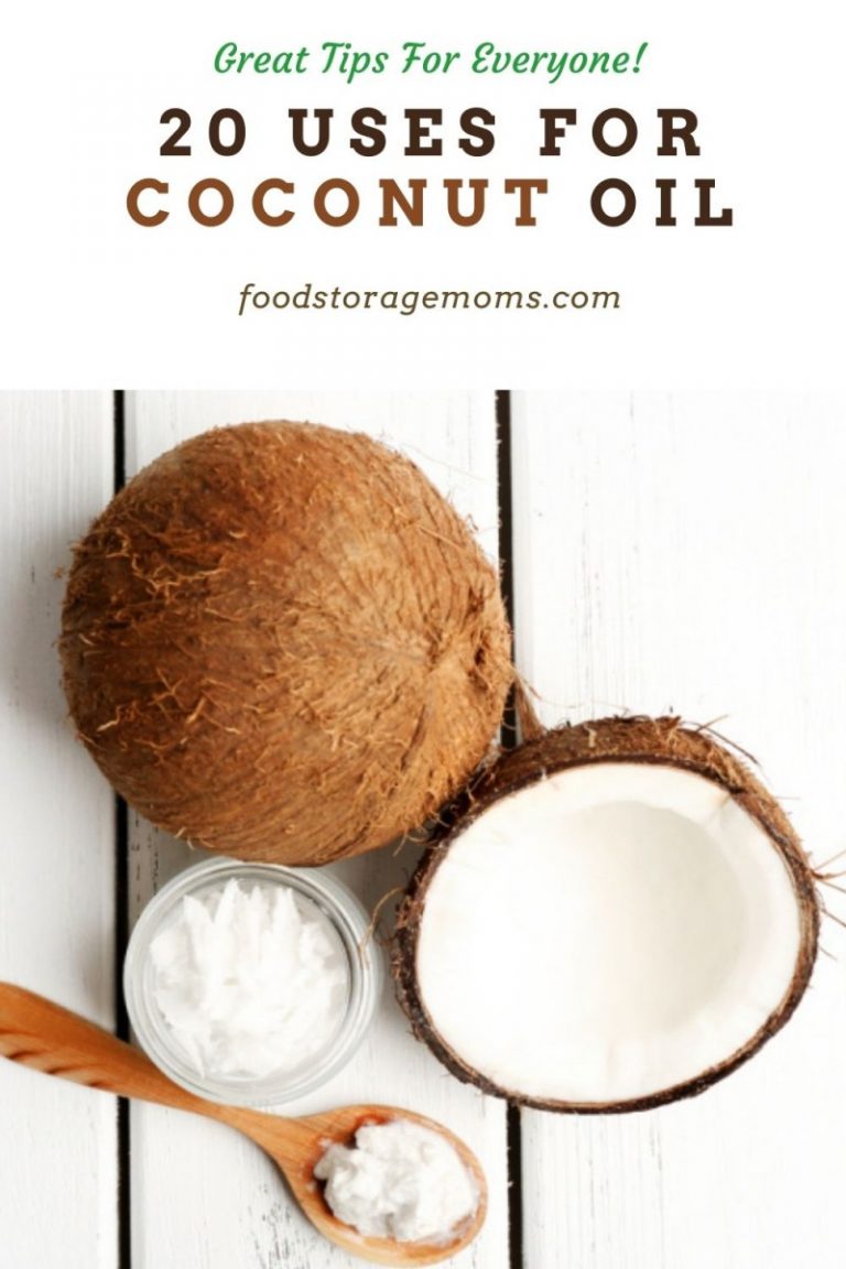 20 Uses for Coconut Oil - Food Storage Moms