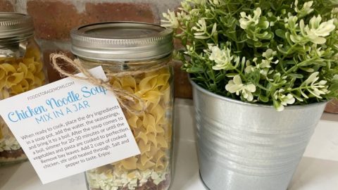 Immune-Boosting Chicken Noodle Soup Jars