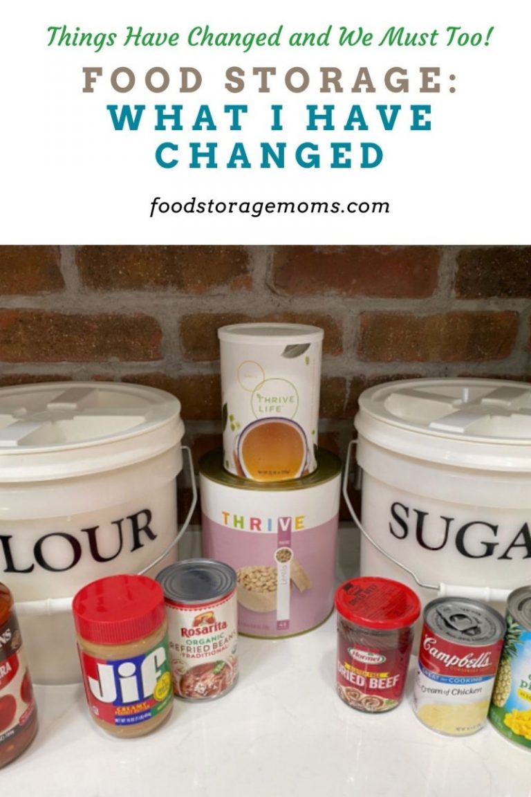 Food Storage: What I Have Changed - Food Storage Moms