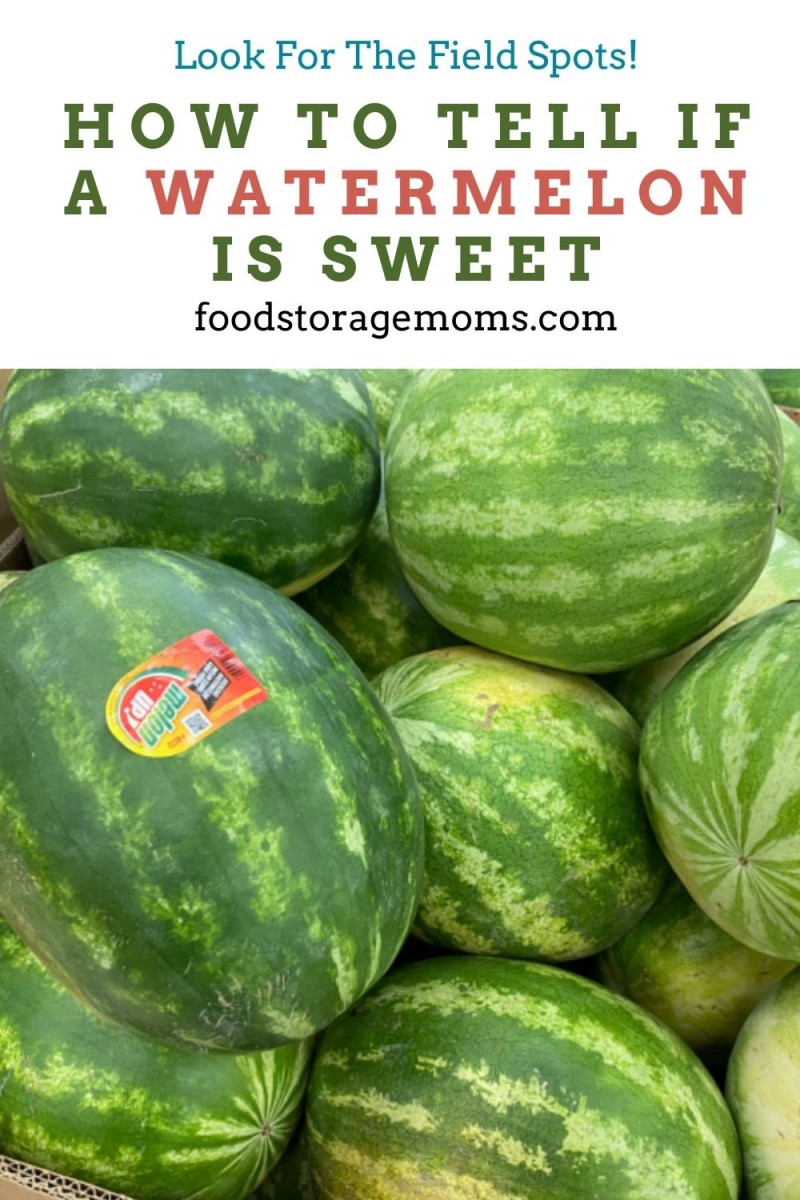 How To Tell Which Watermelon Is The Sweetest