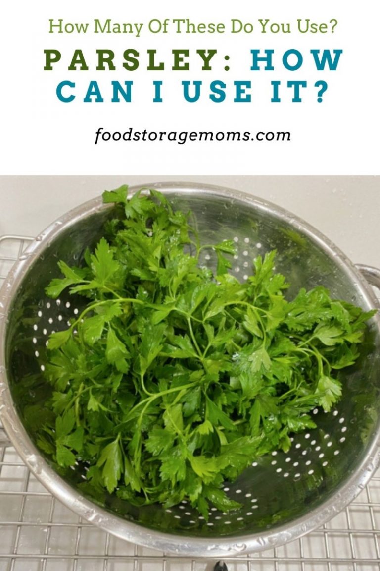 Parsley: How Can I Use It? Food Storage Moms