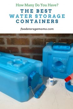 The Best Water Storage Containers - Food Storage Moms