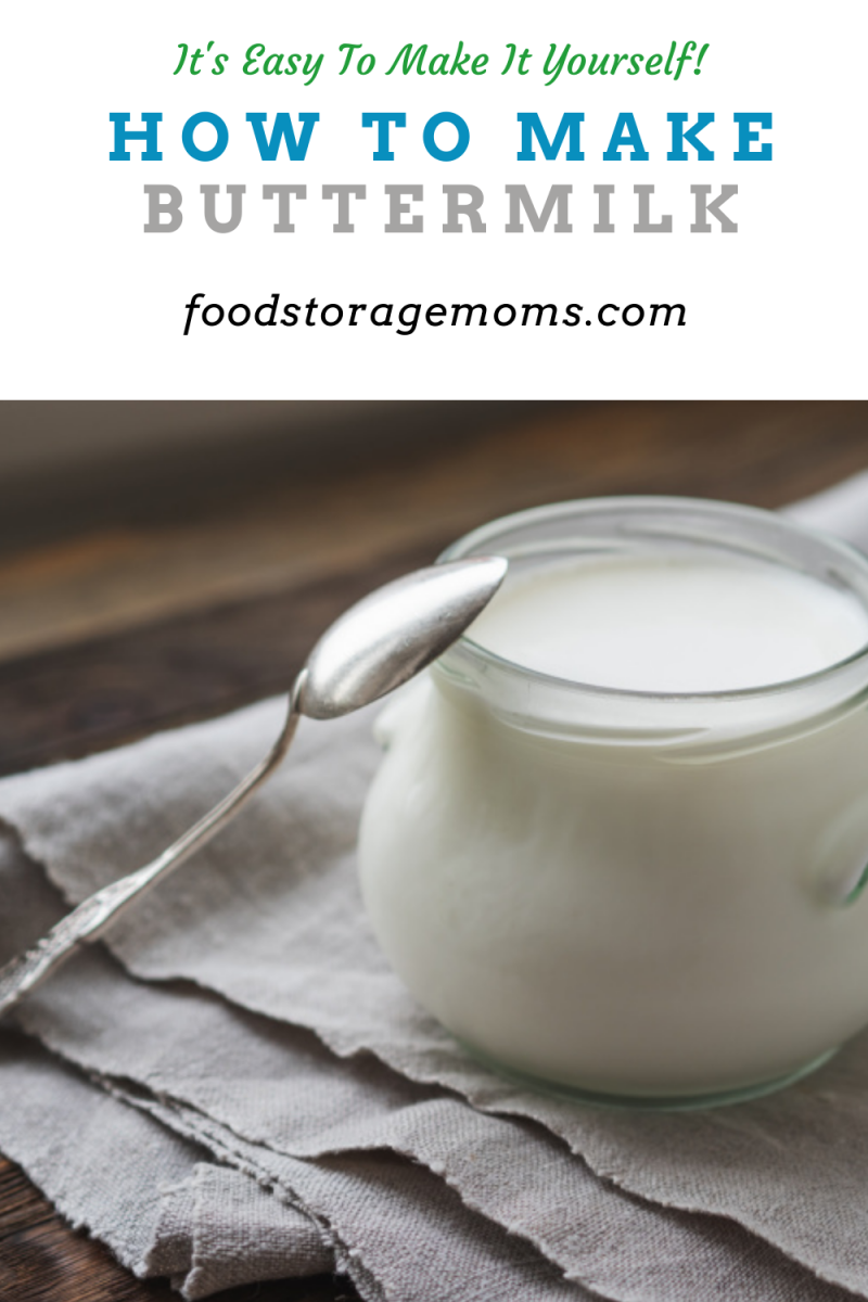 How to Make Buttermilk - Food Storage Moms