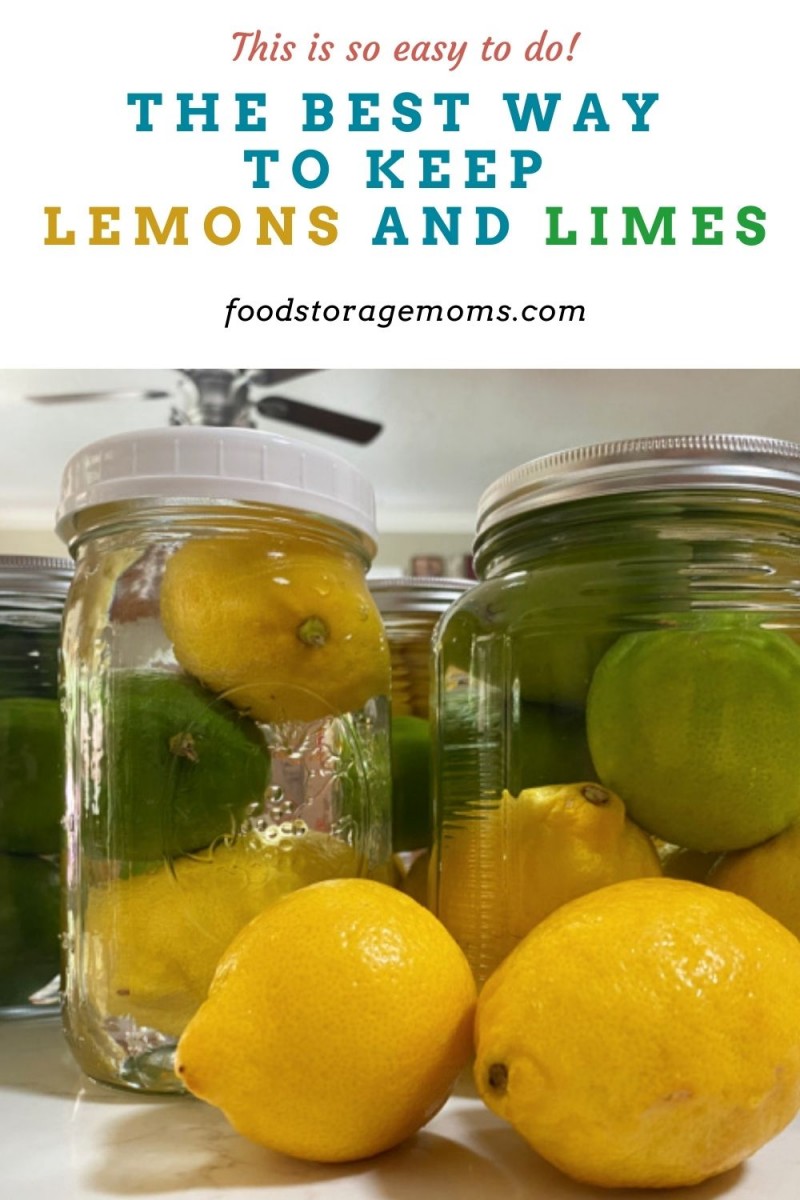 The Best Way To Keep Lemons and Limes Food Storage Moms