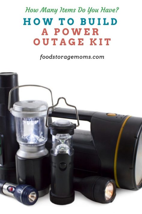 Power Outage Kit - What You Need - the Imperfectly Happy home