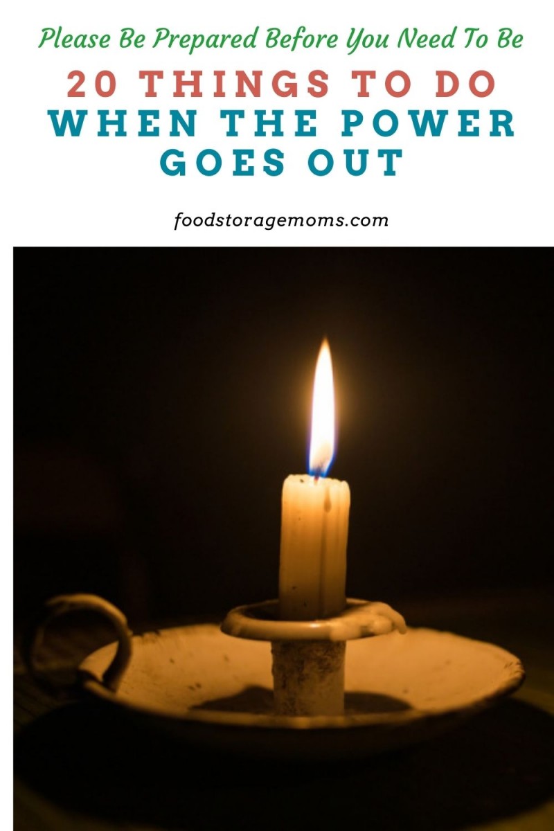 20 Things To Do When The Power Goes Out - Food Storage Moms