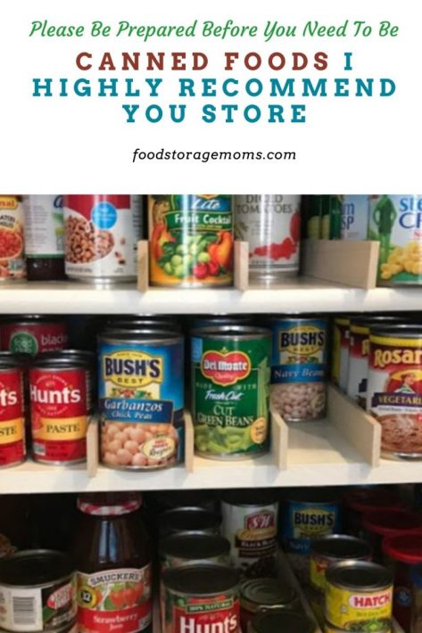 Canned Food Storage 