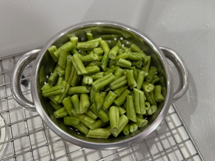 Green Beans Freeze Dried Drain Water