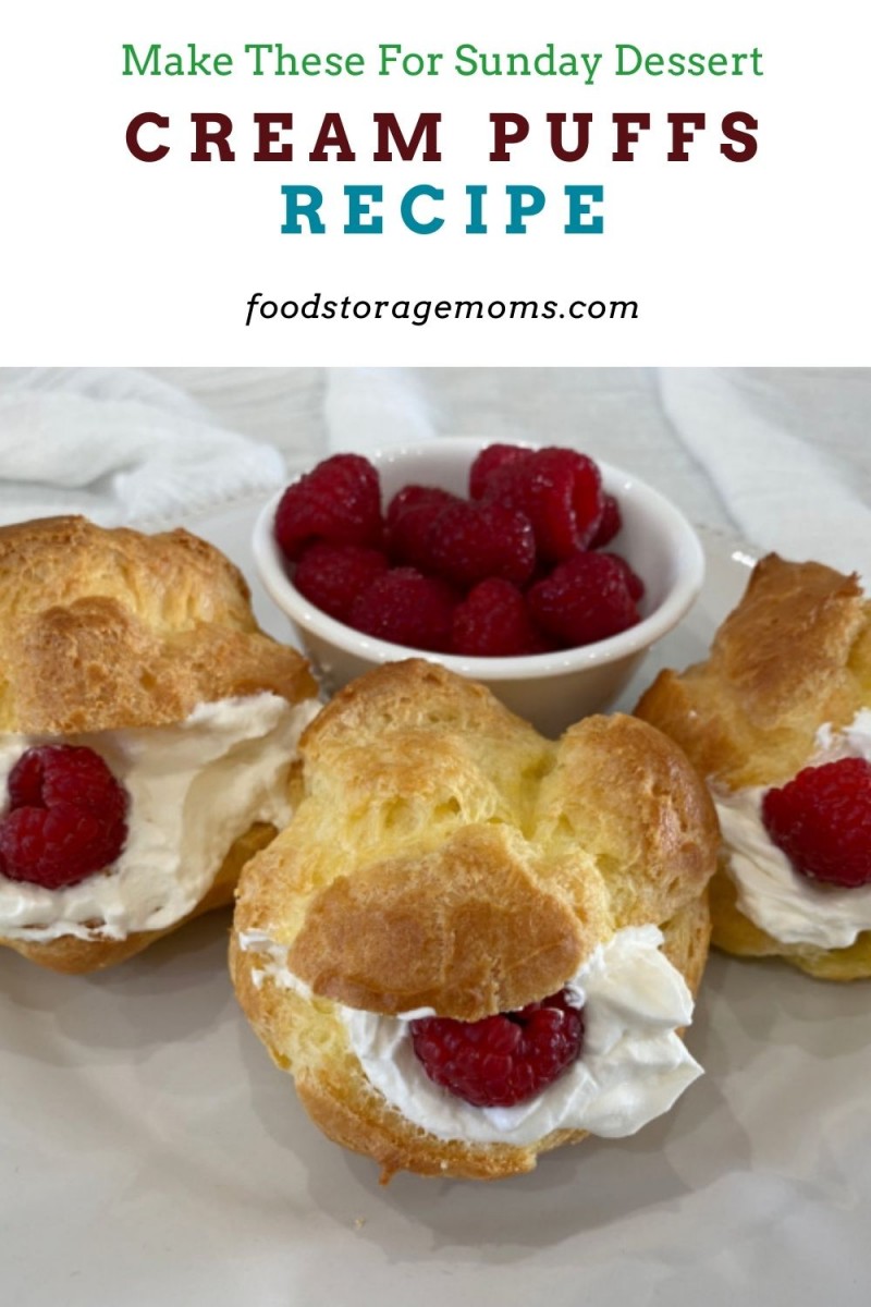 Classic Cream Puffs Recipe - Food Storage Moms