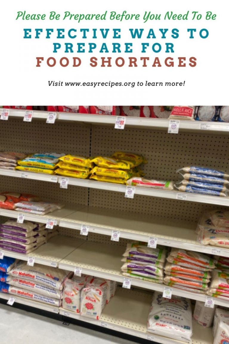 Effective Ways To Prepare For Food Shortages Food Storage Moms