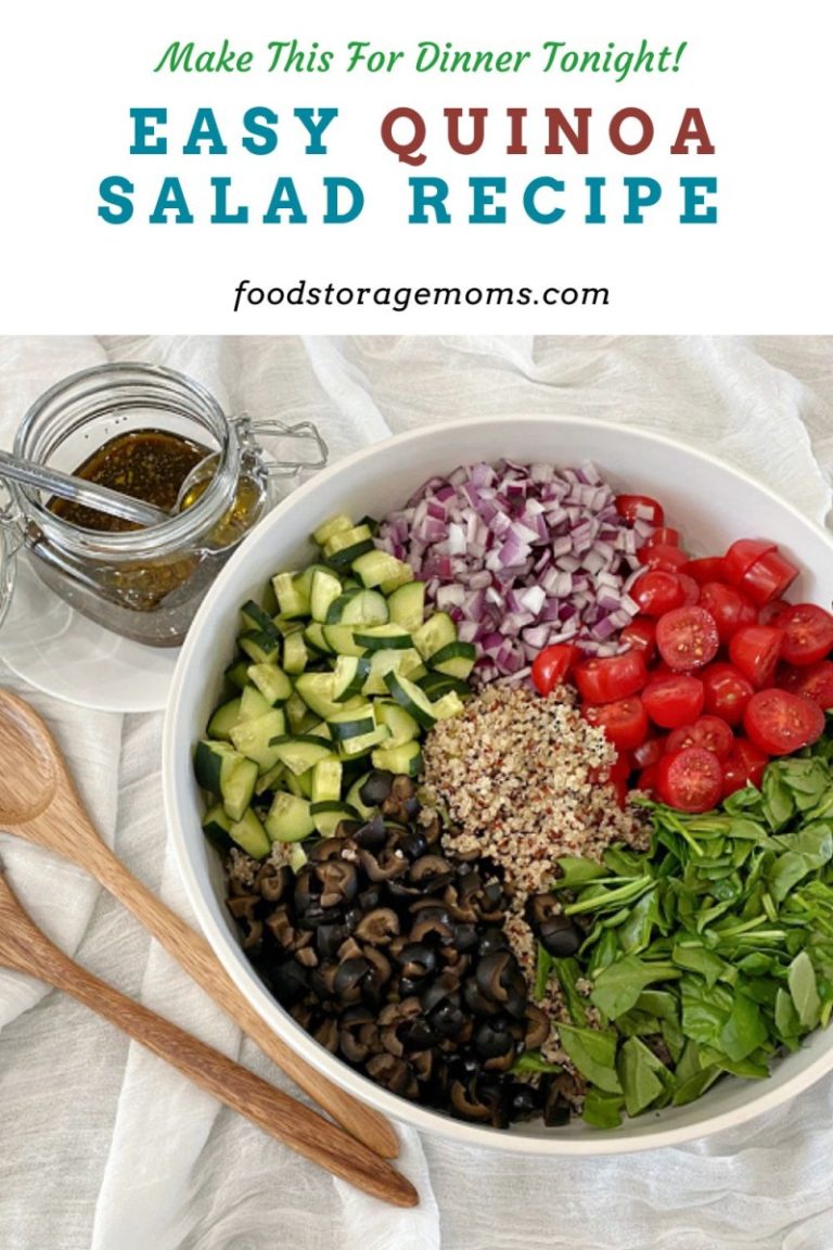 Easy Quinoa Salad Recipe - Food Storage Moms