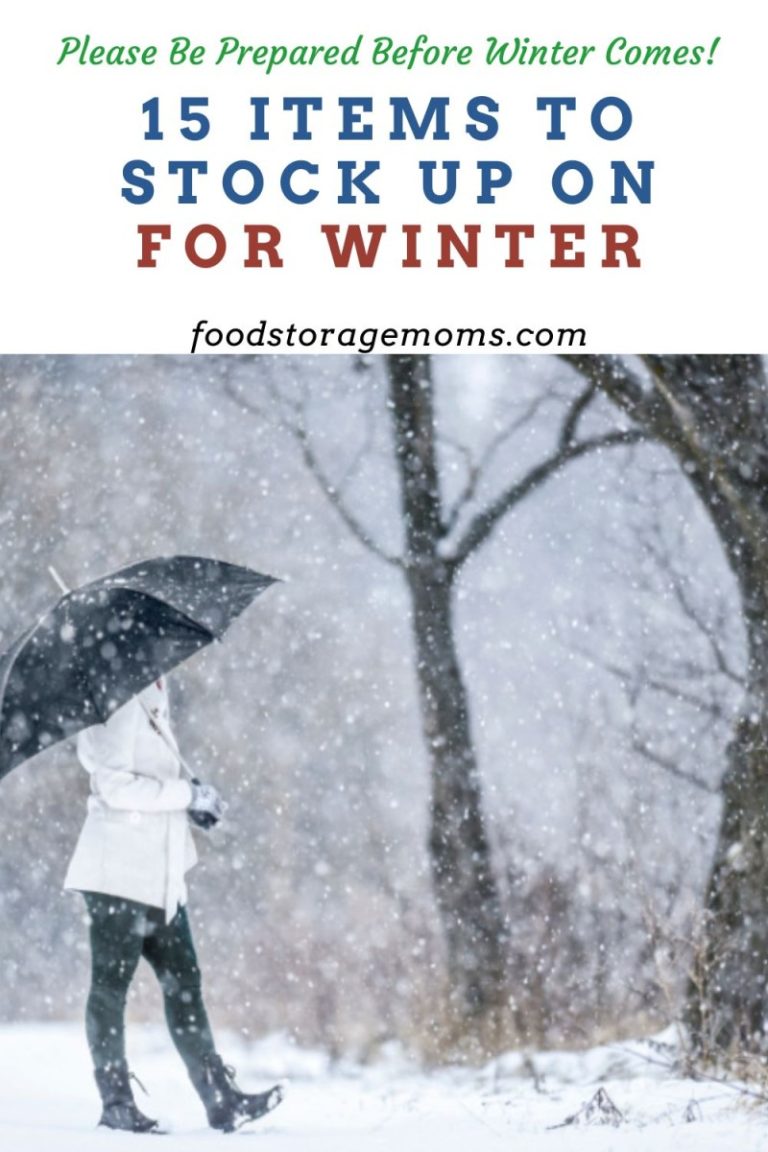 15 Items to Stock Up On For Winter Food Storage Moms