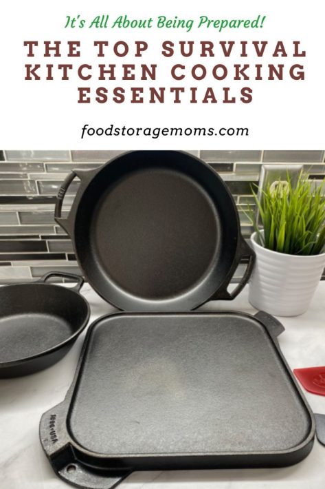The Top Survival Kitchen Cooking Essentials - Food Storage Moms