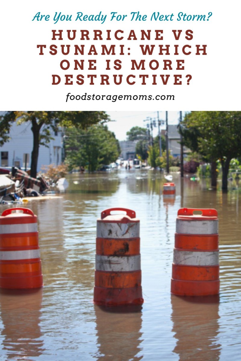 Hurricane vs Tsunami Which One is More Destructive? Food Storage Moms