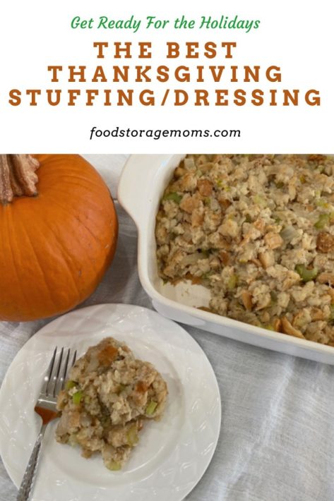 The Best Thanksgiving Stuffing/Dressing