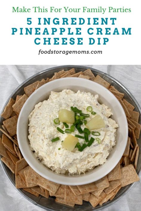 5 Ingredient Pineapple Cream Cheese Dip