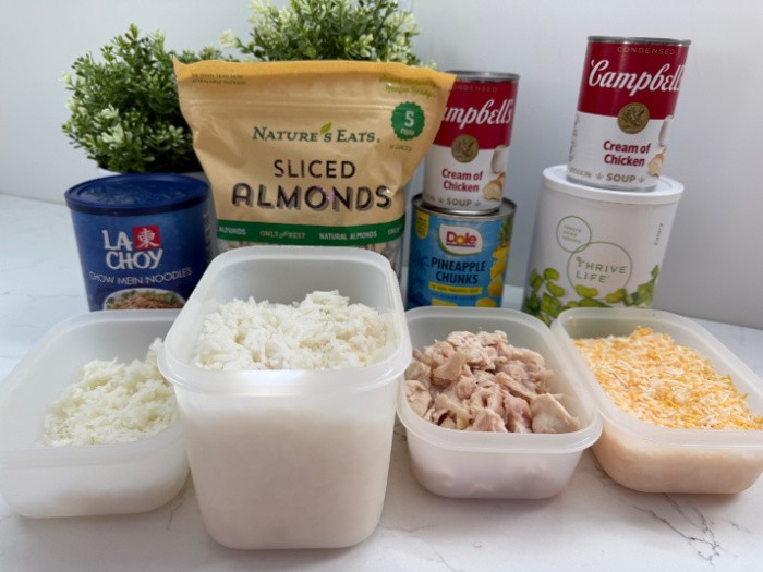 Chicken Haystacks Ingredients