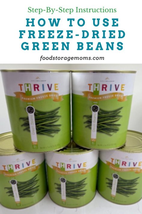 Green Beans Freeze Dried In Cans