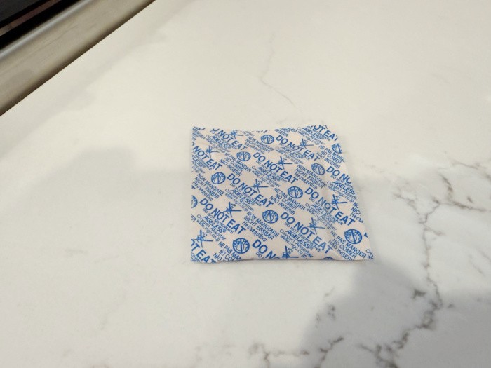 Remove Oxygen Absorber And Trash It